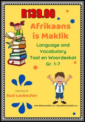 Afrikaans A-Z 2025 - PDF Graad 1 tot  Graad 7 - 114 Pages- R139.00
