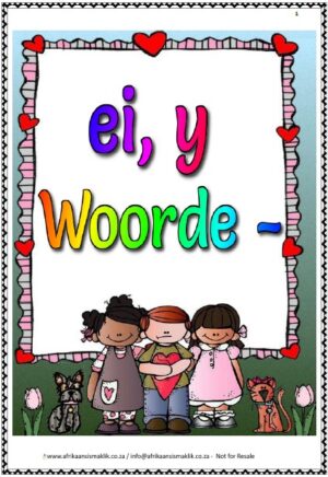 Graad 1-7 Woorde - ei en y