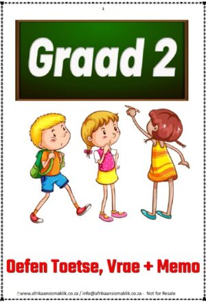 Graad 2 - PDF -Oefen Toetse Vrae en Memo