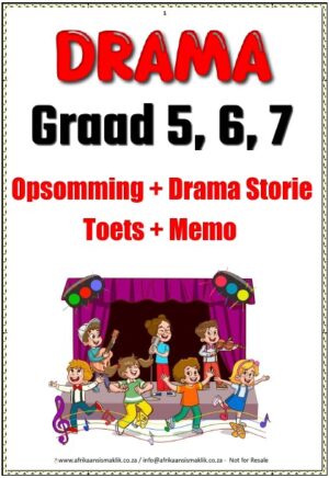 Graad 5,6,7 Drama - Opsomming - Drama Grease + Vrae + Memo Aktiwiteit