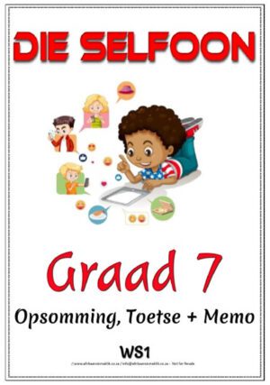 Graad 7 -  Begrips en Taal Oefening Eksamen met Memo WS1