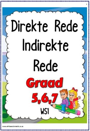 Graad 5-6-7 Direkte Rede / Indirekte Rede