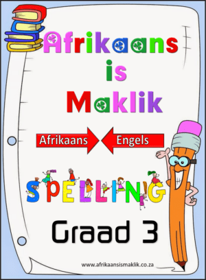 Graad 3 spelling voorblad