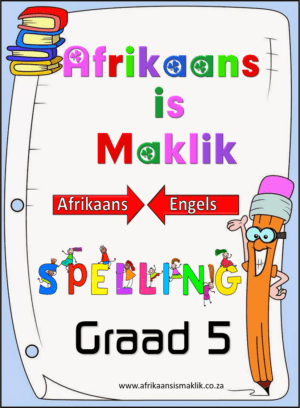 Graad 5 spelling voorblad