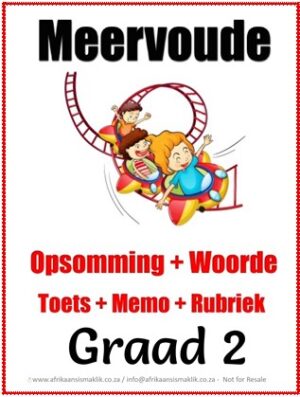 Graad 2 Meervoude + Opsomming + Woorde