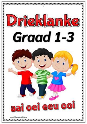 DRIEKLANKE - GRAAD 1-3 â€“ (20 BLAAIE) / AFRIKAANS FAL/EAT!