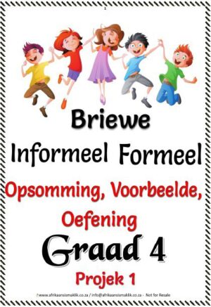 Graad 4 Briewe - Informeel, Formeel, Voorbeeld
