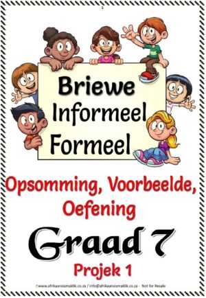 Graad 7 Briewe - Informeel, Formeel, Voorbeeld, Oefen Toets, Rubriek