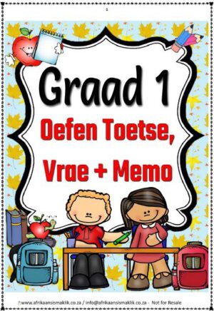 Graad 1 - PDF - Toetse, Vrae en Memo