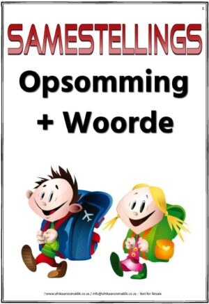 Graad 1-7 Samestellings - Opsomming en woorde