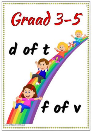 Graad 3-5 - D of T en F of V Klank en Spel